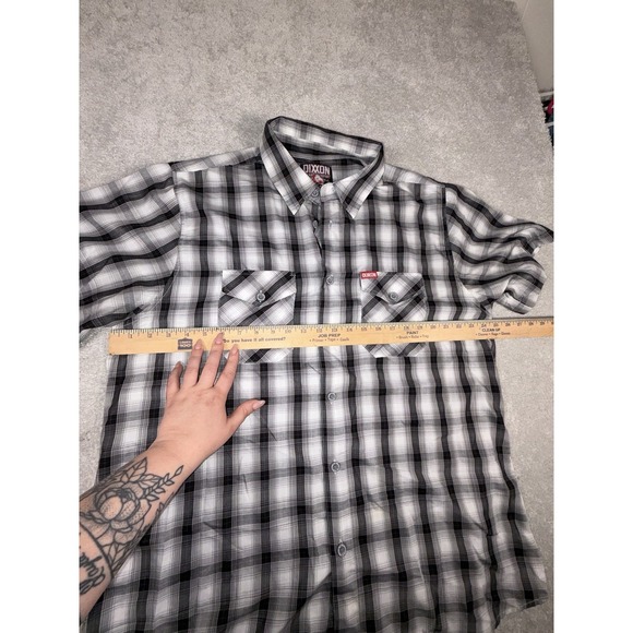 DIXXON FLANNEL BAMBOO SHORT SLEEVE THE HACIENDA SHIRT XL - Picture 4 of 8